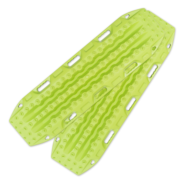 MAXTRAX MK2 4x4 Recovery Tracks Lime Green with Telltale Leashes