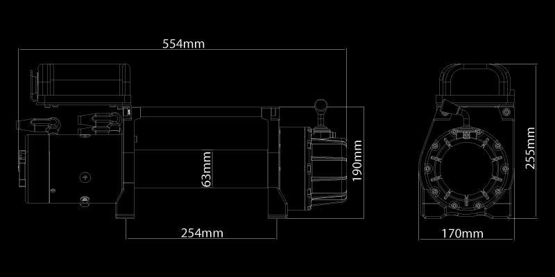 Mean Mother 4x4 Boss Electric Winch 9500lb EB9500