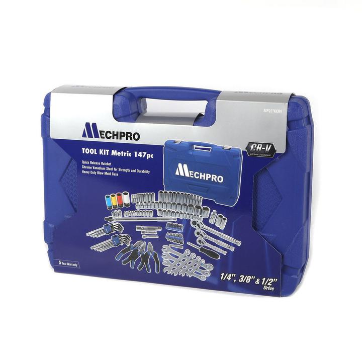 Mechpro Automotive Tool Kit 147pc MP227KCRV