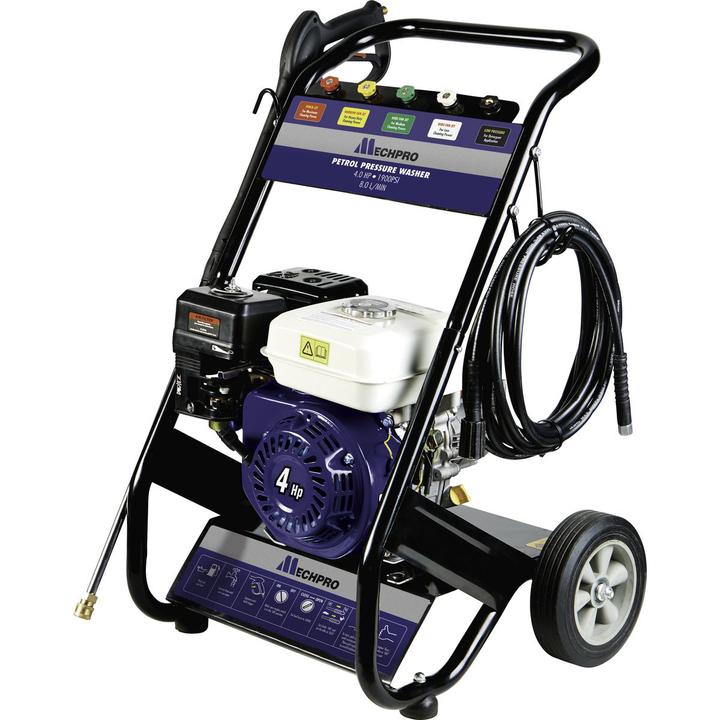 Mechpro Petrol Pressure Washer 4HP 1900psi 7L/MIN