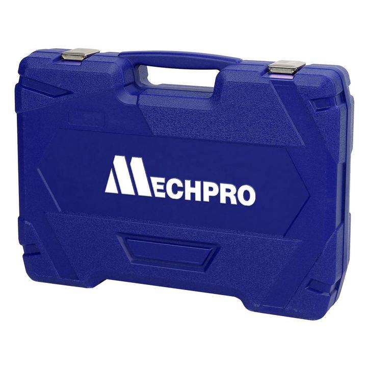 Mechpro Automotive Tool Kit Metric/SAE 1/4In, 3/8In & 1/2In Drive 128pc