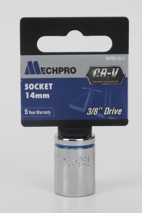 Mechpro Socket 14mm 3/8In Drive Metric
