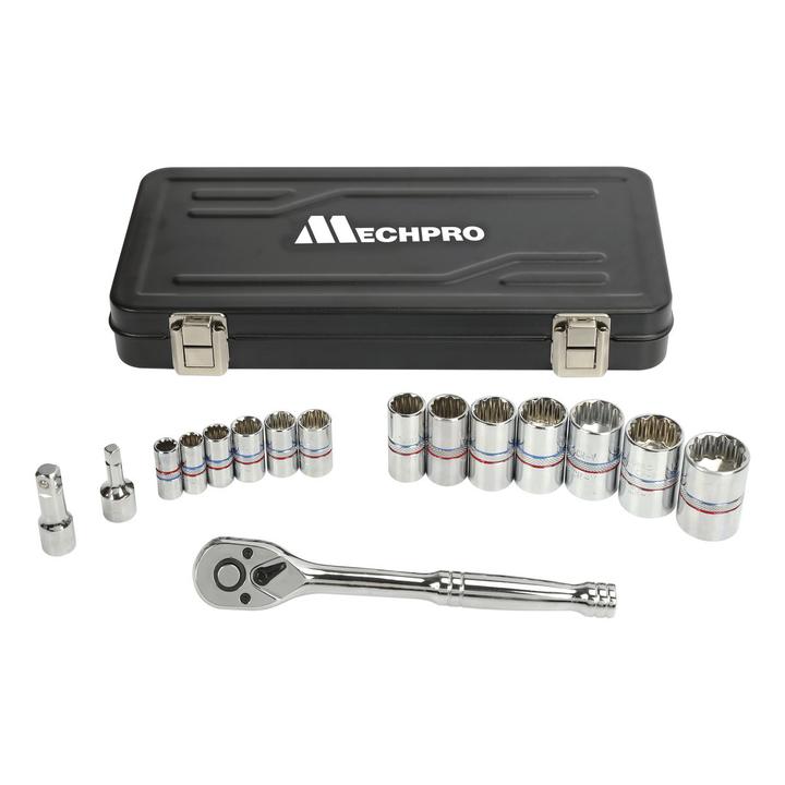 Mechpro Double-Ended Socket Set 16pc