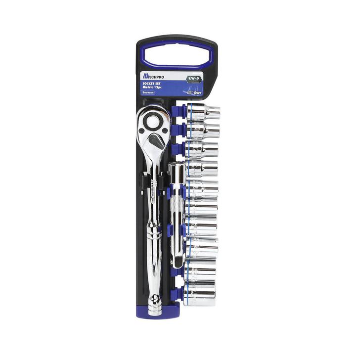 Mechpro Socket Set Metric 3/8In Drive 14pc