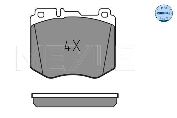 MEYLE Original Brake Pad Set Front 025 220 4718