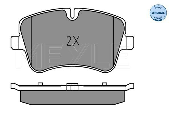 MEYLE Original Brake Pad Set Front 025 231 4419
