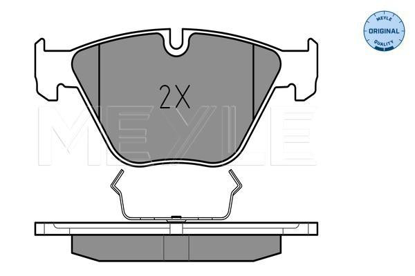 MEYLE Original Brake Pad Set Front 025 233 4720