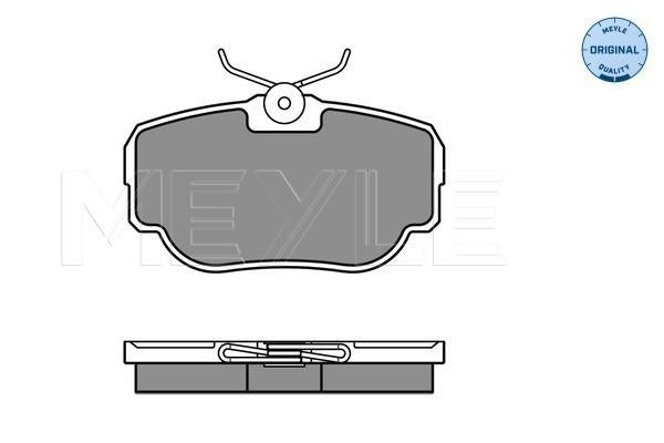 MEYLE Original Brake Pad Set Rear 025 234 5816