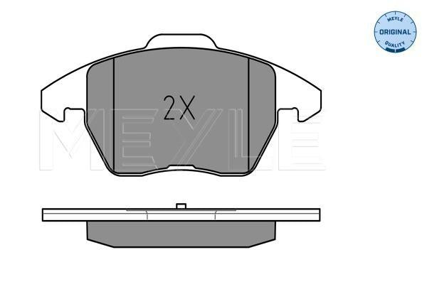 MEYLE Original Brake Pad Set Front 025 235 8720/W
