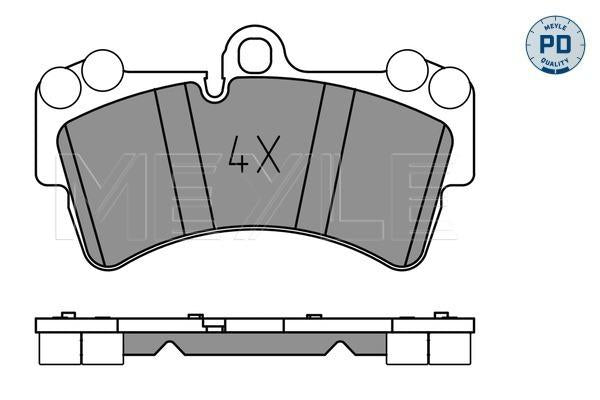 MEYLE PD Brake Pad Set Front 025 236 9317/PD