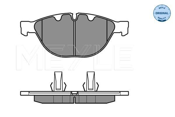 MEYLE Original Brake Pad Set Front 025 237 9120