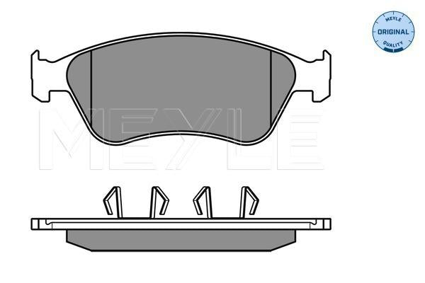 MEYLE Original Brake Pad Set Front 025 238 9620/W