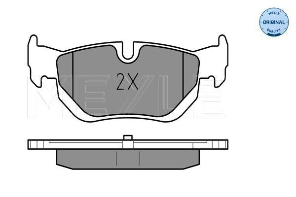 MEYLE Original Brake Pad Set Rear 025 239 2617