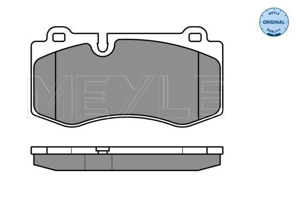 MEYLE Original Brake Pad Set Front 025 239 6018