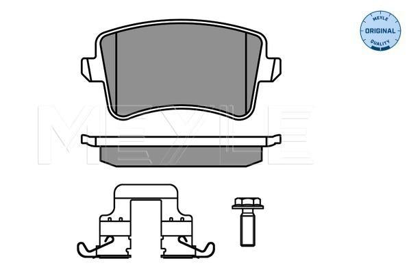 MEYLE Original Brake Pad Set Rear 025 246 0617/K1