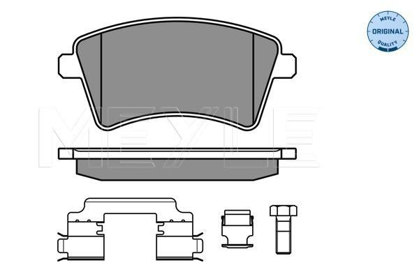 MEYLE Original Brake Pad Set Front 025 246 9317