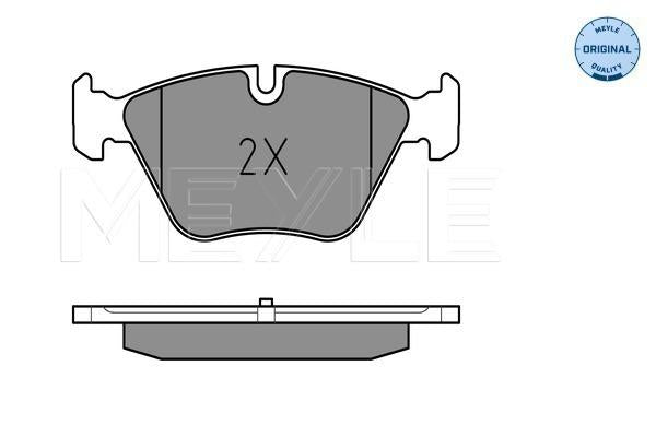 MEYLE Original Brake Pad Set Front 025 246 9719
