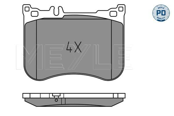 MEYLE PD Brake Pad Set Front 025 257 0617/PD