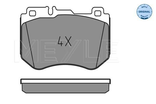 MEYLE Original Brake Pad Set Front 025 259 9719