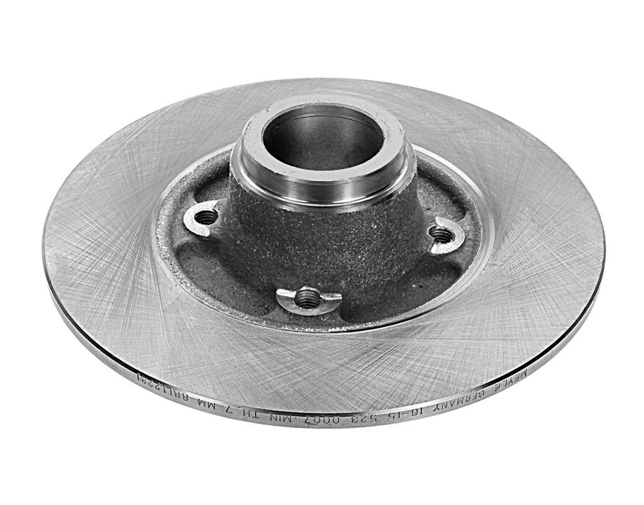 MEYLE Original Brake Rotor Rear Single 16-15 523 0007