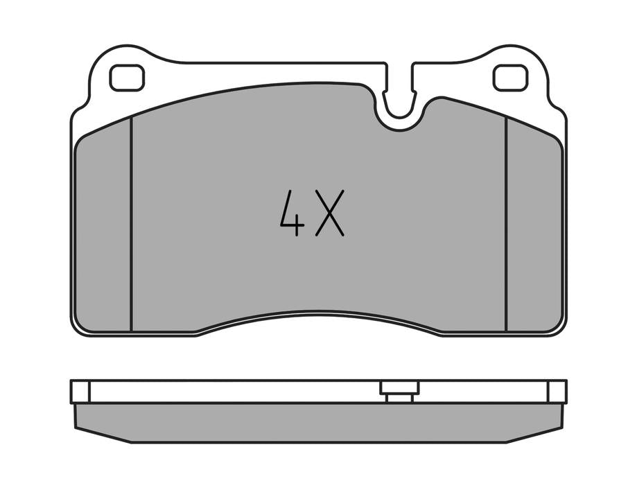 MEYLE Original Brake Pad Set Front 025 202 1717