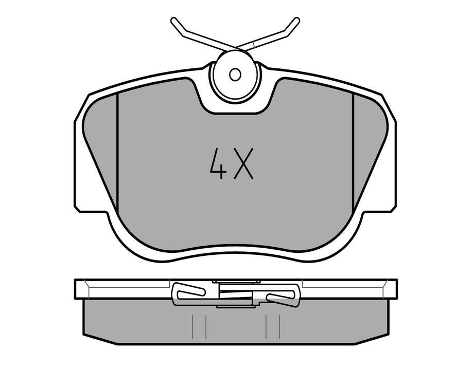 MEYLE Original Brake Pad Set Front 025 210 5517