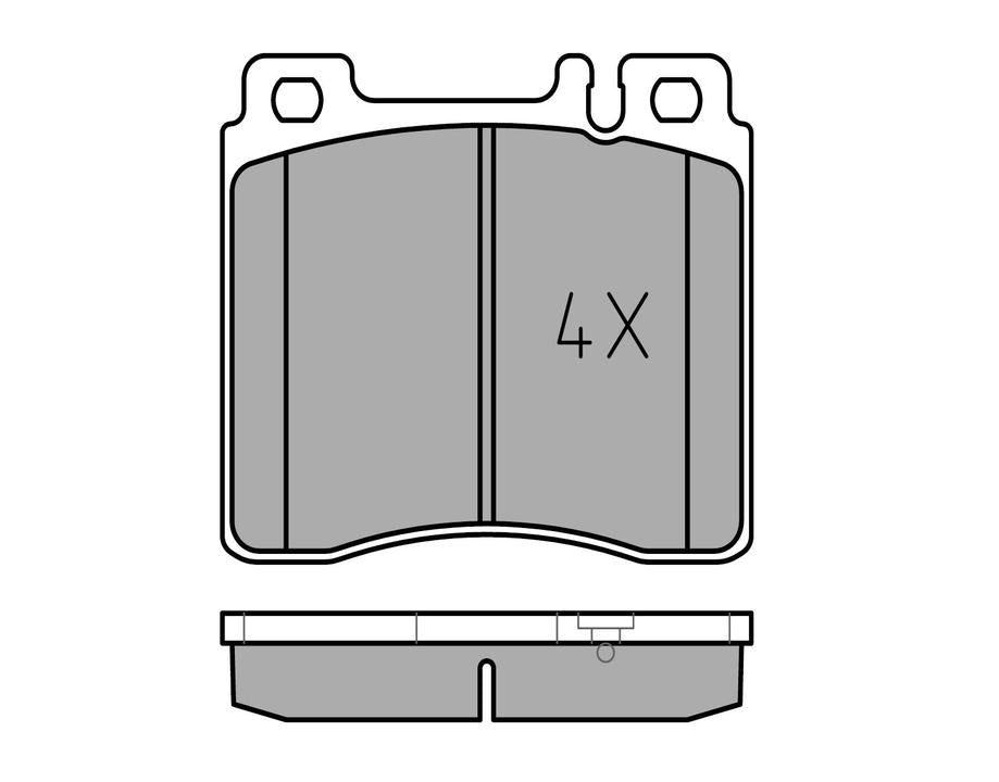 MEYLE Original Brake Pad Set Front 025 213 0318