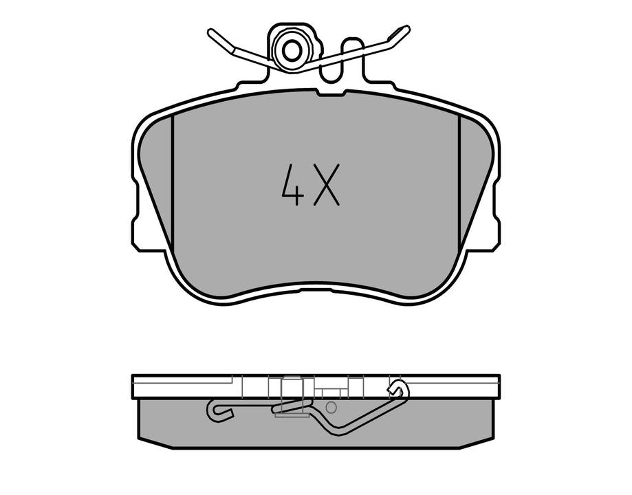 MEYLE Original Brake Pad Set Front 025 214 3920