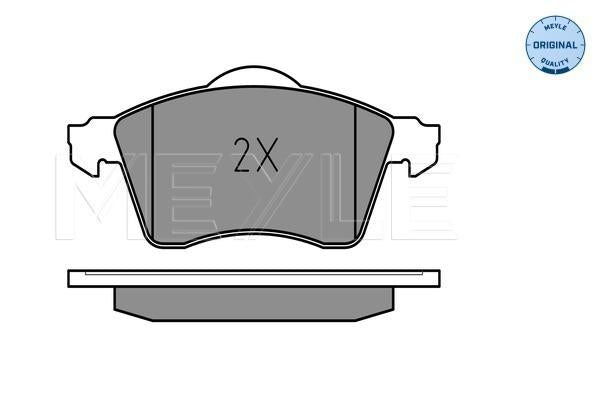 MEYLE Original Brake Pad Set Front 025 218 8519/W
