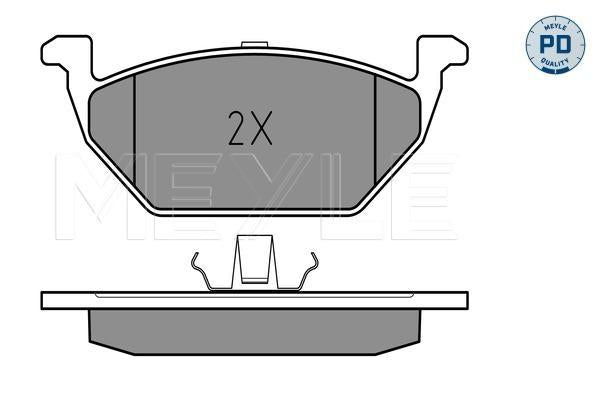 MEYLE PD Brake Pad Set Front 025 231 3019/PD