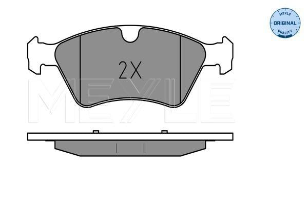 MEYLE Original Brake Pad Set Front 025 239 2221