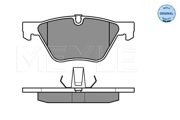 MEYLE Original Brake Pad Set Front 025 240 9620