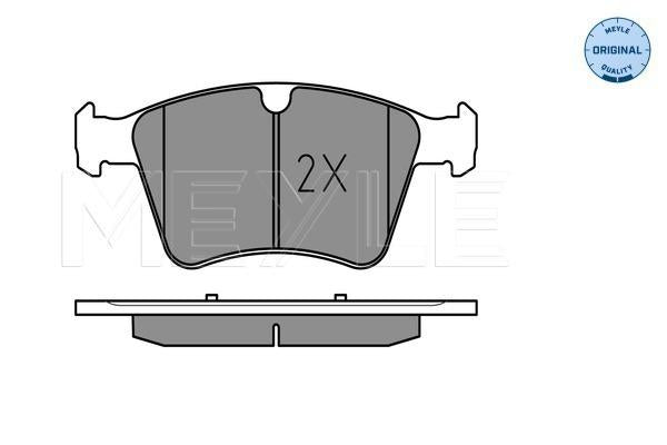 MEYLE Original Brake Pad Set Front 025 241 5120