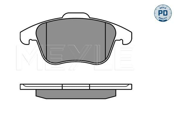 MEYLE PD Brake Pad Set Front 025 243 3219/PD