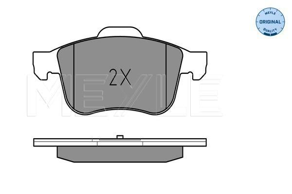 MEYLE Original Brake Pad Set Front 025 243 4019