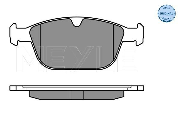MEYLE Original Brake Pad Set Front 025 243 9920