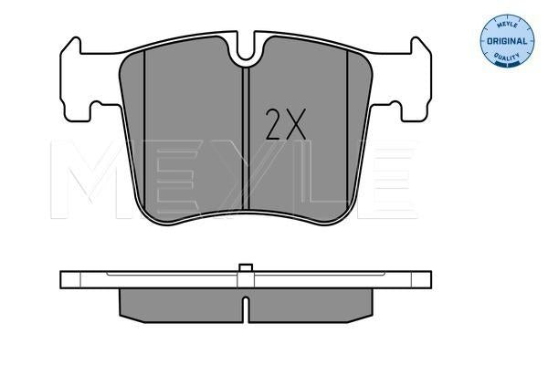 MEYLE Original Brake Pad Set Front 025 251 9919
