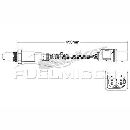 Fuelmiser Oxygen Lambda Sensor COS1298