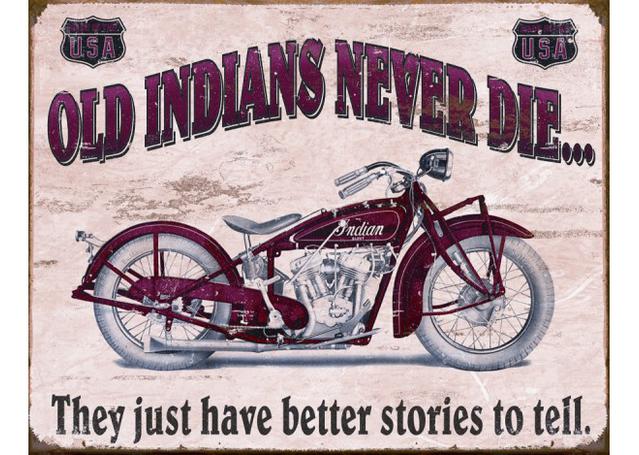 Indian Better Stories Metal Sign (41x32cm) MSI1637