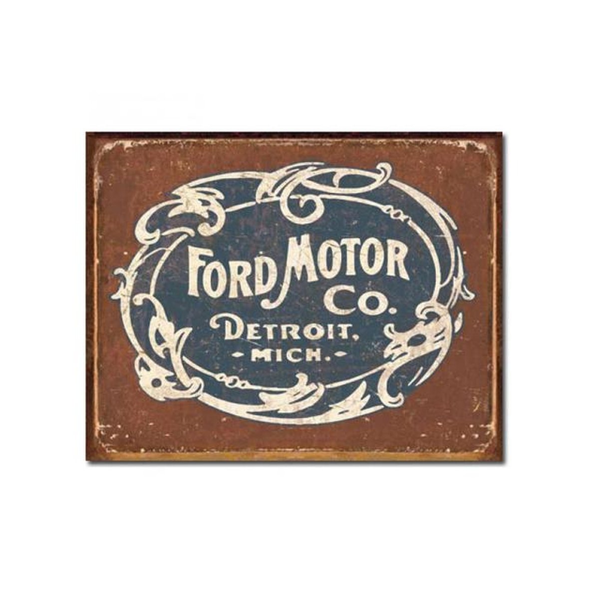 Ford Motor Company Historic Logo Metal Sign (41x32cm) MSI1707