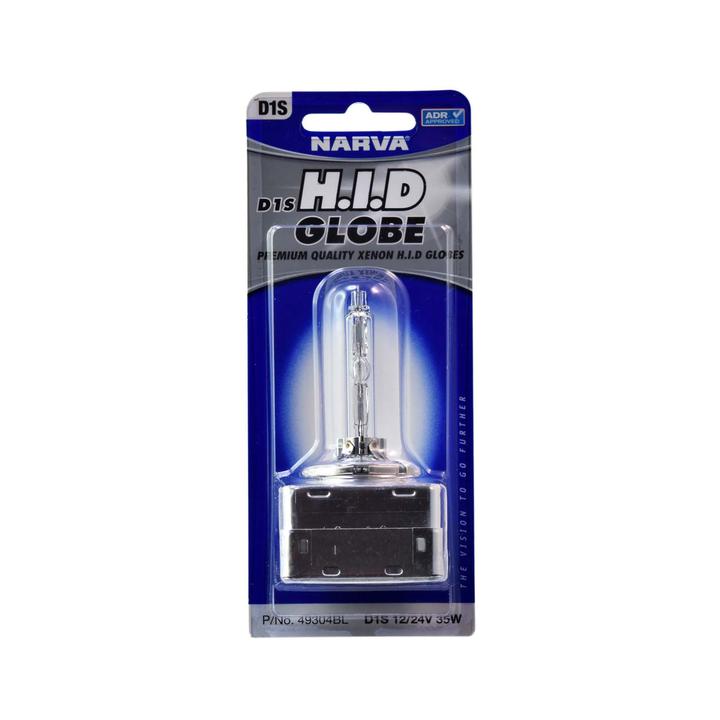 Narva D1S HID Headlamp Globe 12/24V 35W Blister 49304BL
