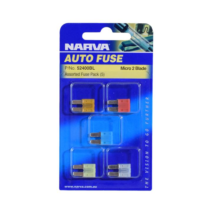 Narva Blade Fuse Micro Assortment (5Pk) 52400BL