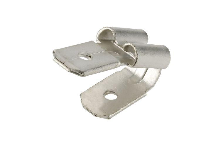 Narva Connector 2 Way Non Insulated 6.3mm (100Pk) 56128