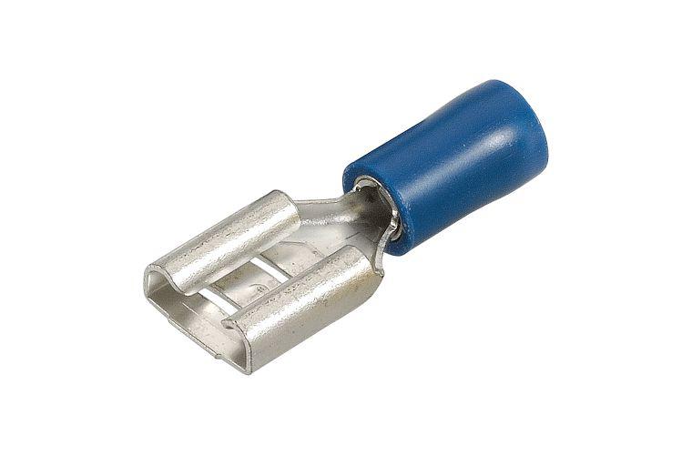 Narva Terminal Female Blade Blue 4mm (100Pk) 56137