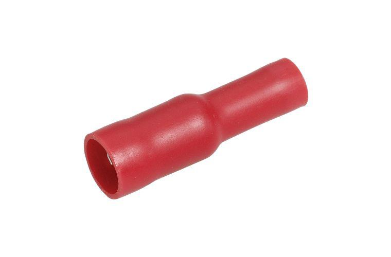 Narva Terminal Female Bullet Red 4mm (100Pk) 56150