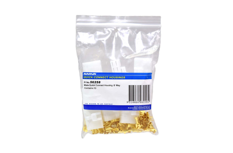 Narva Quick Connect Housing Male 8 Pole (10Pk) 56258