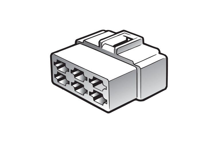 Narva Quick Connect Housing Female 6 Pole (10Pk) 56266