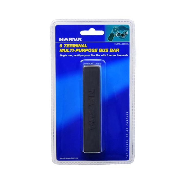 Narva 6 Terminal Bus Bar Blister Pack 56284BL