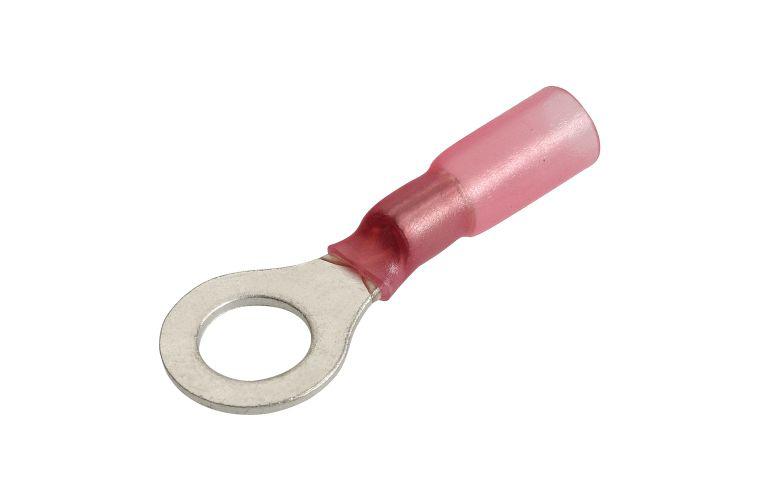 Narva Terminal Ring Red 6.3mm (50Pk) 56362