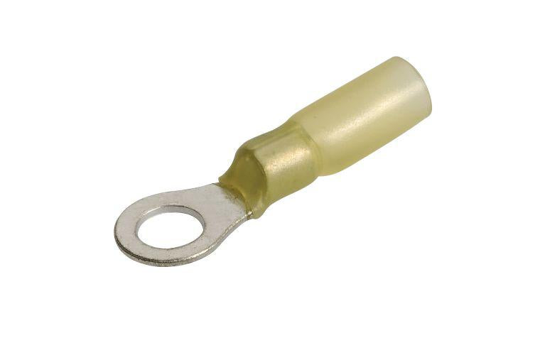 Narva Terminal Ring Yellow 6.3mm (50Pk) 56370